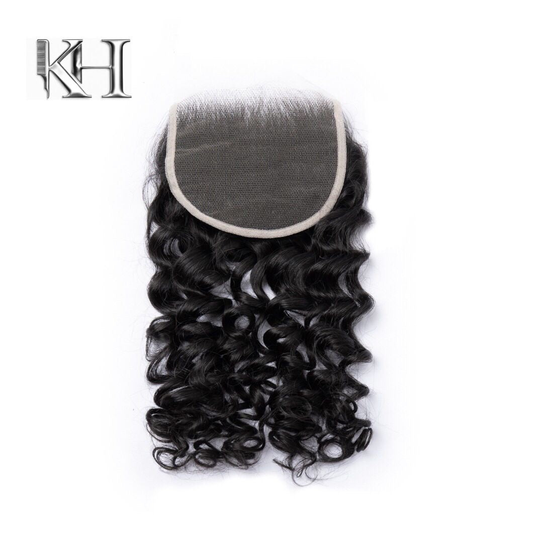 Brazilian Raw Closure 5X5 HD Lace Deep Wave