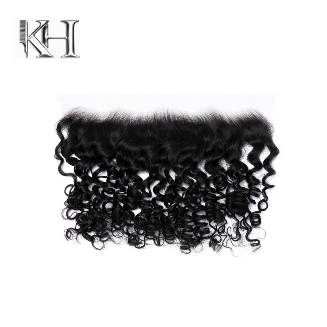 Brazilian Raw Frontal 13X4 HD Lace Deep Wave