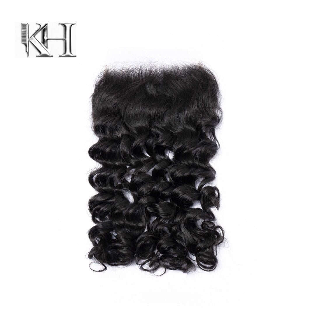 Brazilian Raw Closure 5X5 HD Lace Deep Wave