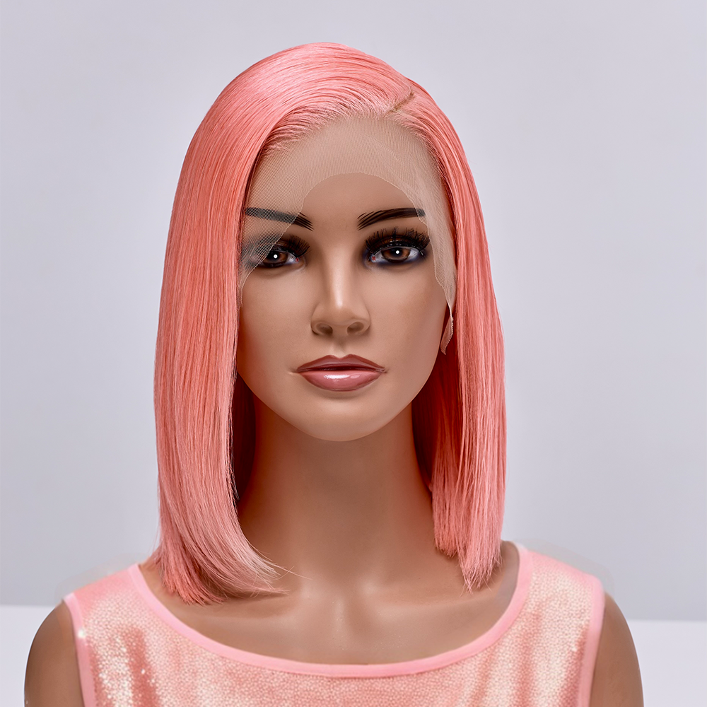 Virgin Wigs Custom Colored Bob Transparent Lace